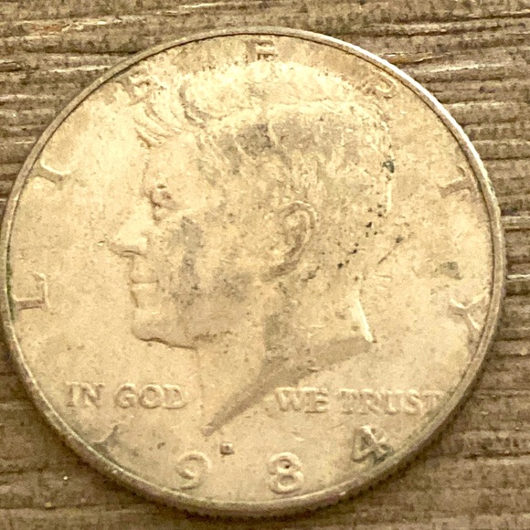 Vintage 1984 D Kennedy Half Dollar - Picture 1 of 2